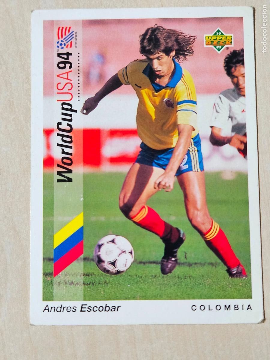 Cromos de F&uacute;tbol: N&ordm; 61 ANDRES ESCOBAR - UPPER DECK - WORLDCUP 94 - COLOMBIA