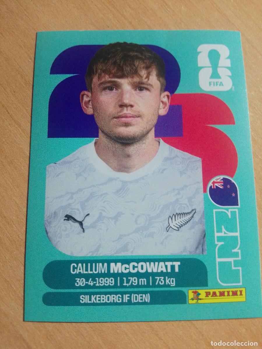 Cromos de F&uacute;tbol: NZL 17 MCCOWATT NUEVA ZELANDA 2026 MUNDIAL 26 PANINI NUEVO