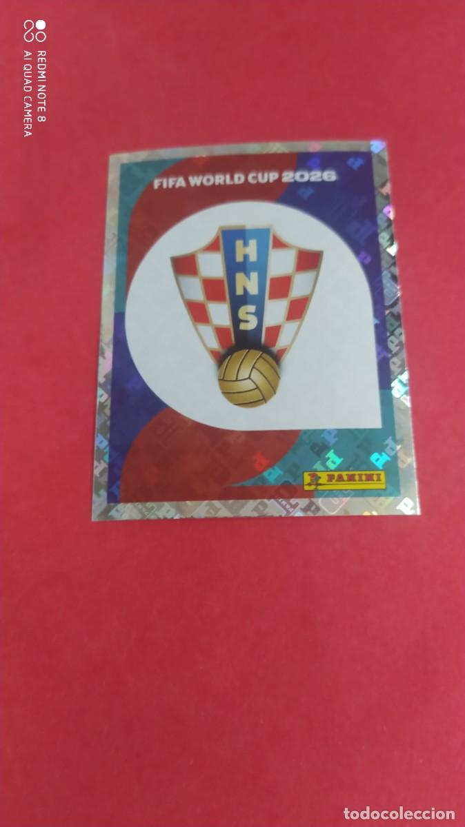 Football Stickers: CROACIA ESCUDO CRO 1 FIFA WORLD CUP 2026 NUEVO C2