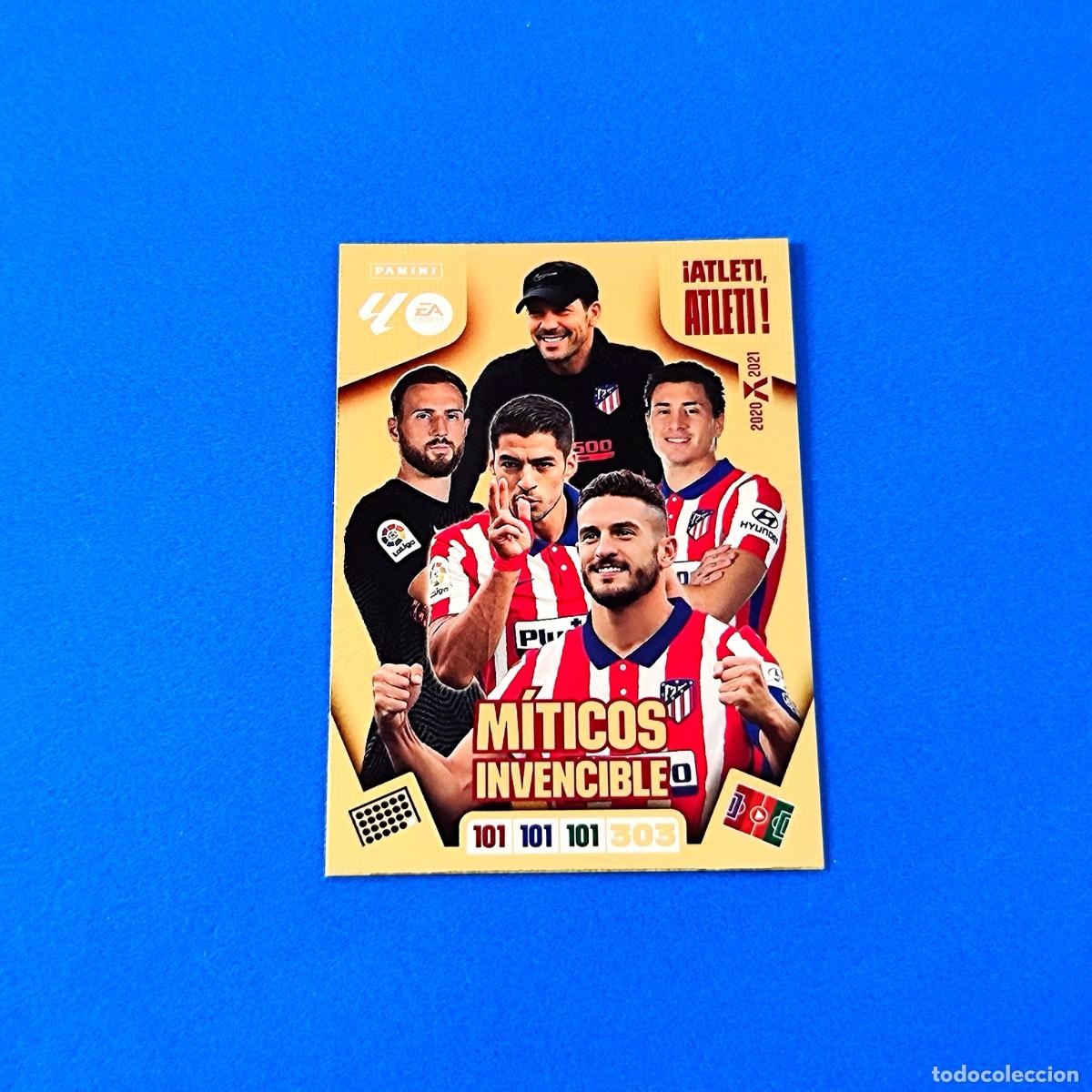 Cromos de F&uacute;tbol: Adrenalyn 2025 2026 / 25 26 M&iacute;ticos Invencible &iexcl;Atleti, Atleti!