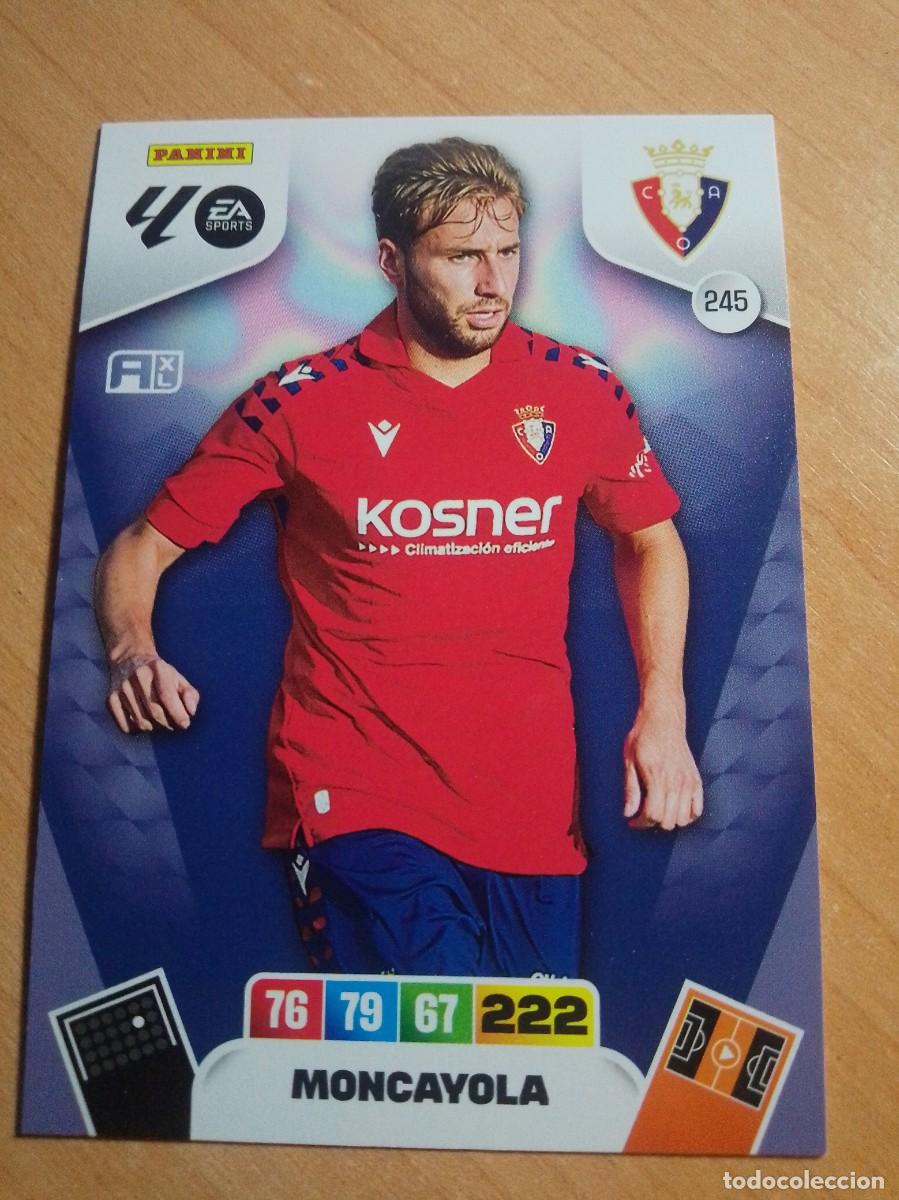Cromos de F&uacute;tbol: 245 MONCAYOLA DEL OSASUNA 25 26 ADRENALYN XL 2025 2026