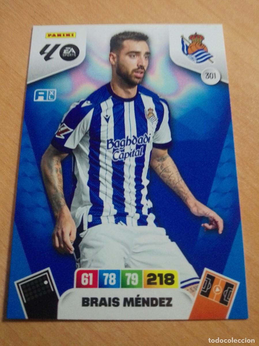 Cromos de F&uacute;tbol: 301 BRAIS M&Eacute;NDEZ REAL SOCIEDAD 25 26 ADRENALYN XL 2025 2026