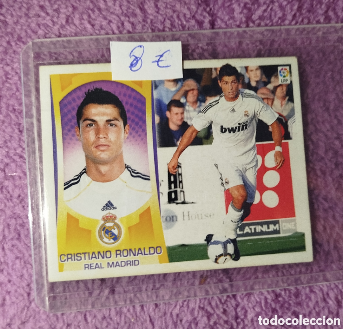 Cromos de F&uacute;tbol: Cromo de Cristiano Ronaldo