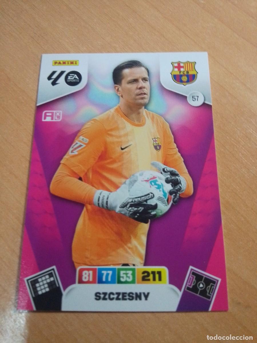 Cromos de F&uacute;tbol: 57 SZCZESNY DEL BARCELONA 25 26 ADRENALYN XL 2025 2026
