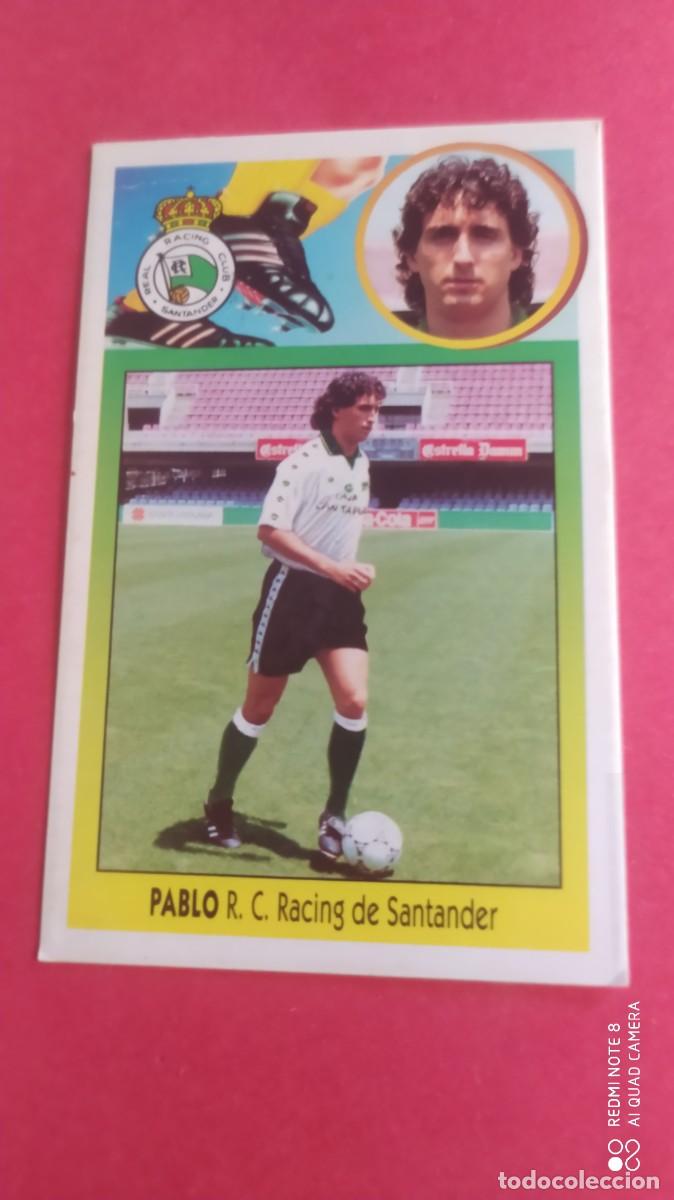 Cromos de F&uacute;tbol: RACING SANTANDER PABLO COLOCA ESTE 93 94- 1993 1994 CARTON C2