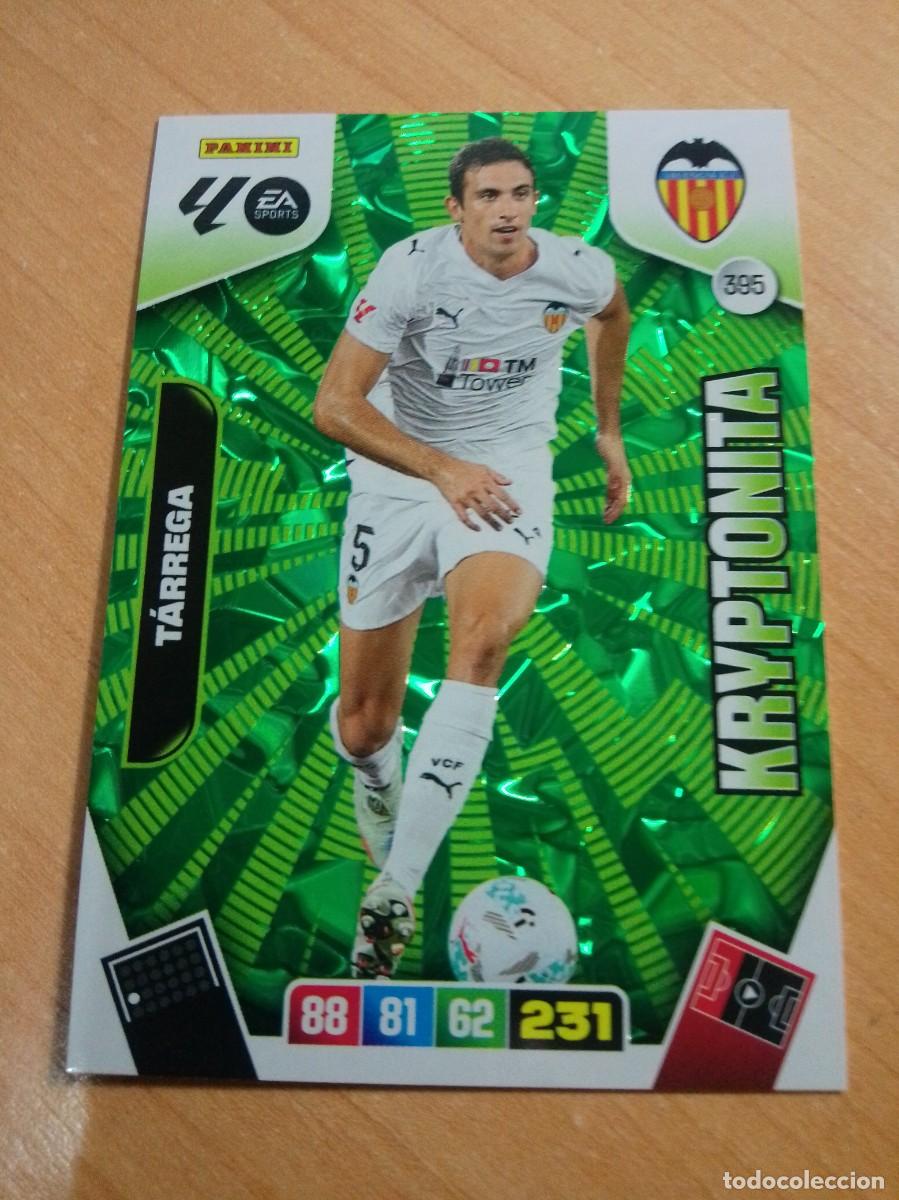 Cromos de F&uacute;tbol: 395 TARREGA KRYPTONITA DEL VALENCIA 25 26 ADRENALYN XL 2025 2026