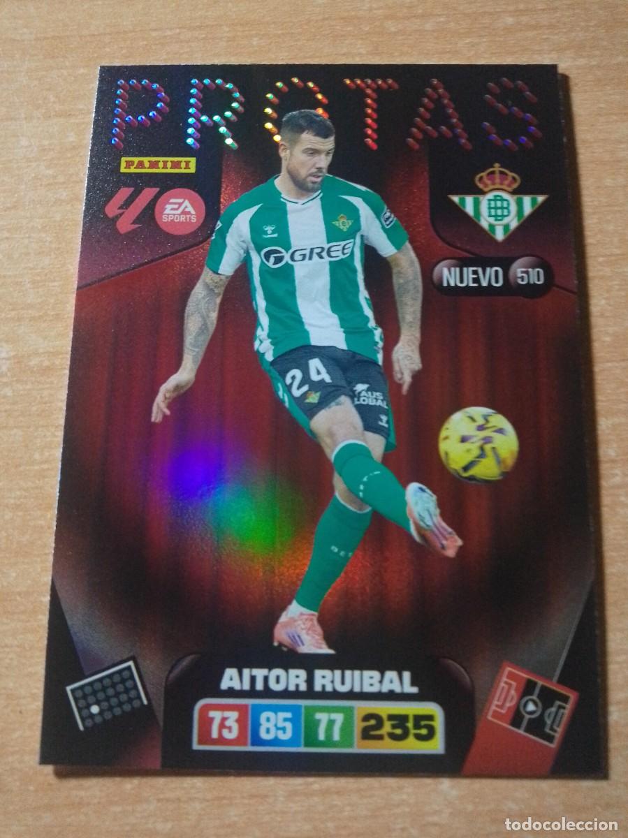 Cromos de F&uacute;tbol: 510 AITOR RUBIAL NUEVO PROTAS DEL BETIS 25 26 ADRENALYN XL 2025 2026