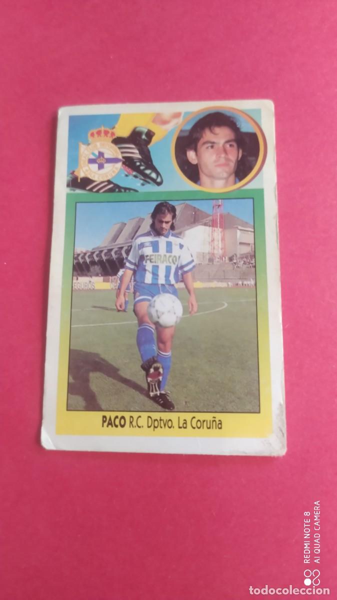 Cromos de F&uacute;tbol: DEPORTIVO LA CORU&Ntilde;A PACO COLOCA ESTE 93 94- 1993 1994 CARTON C2