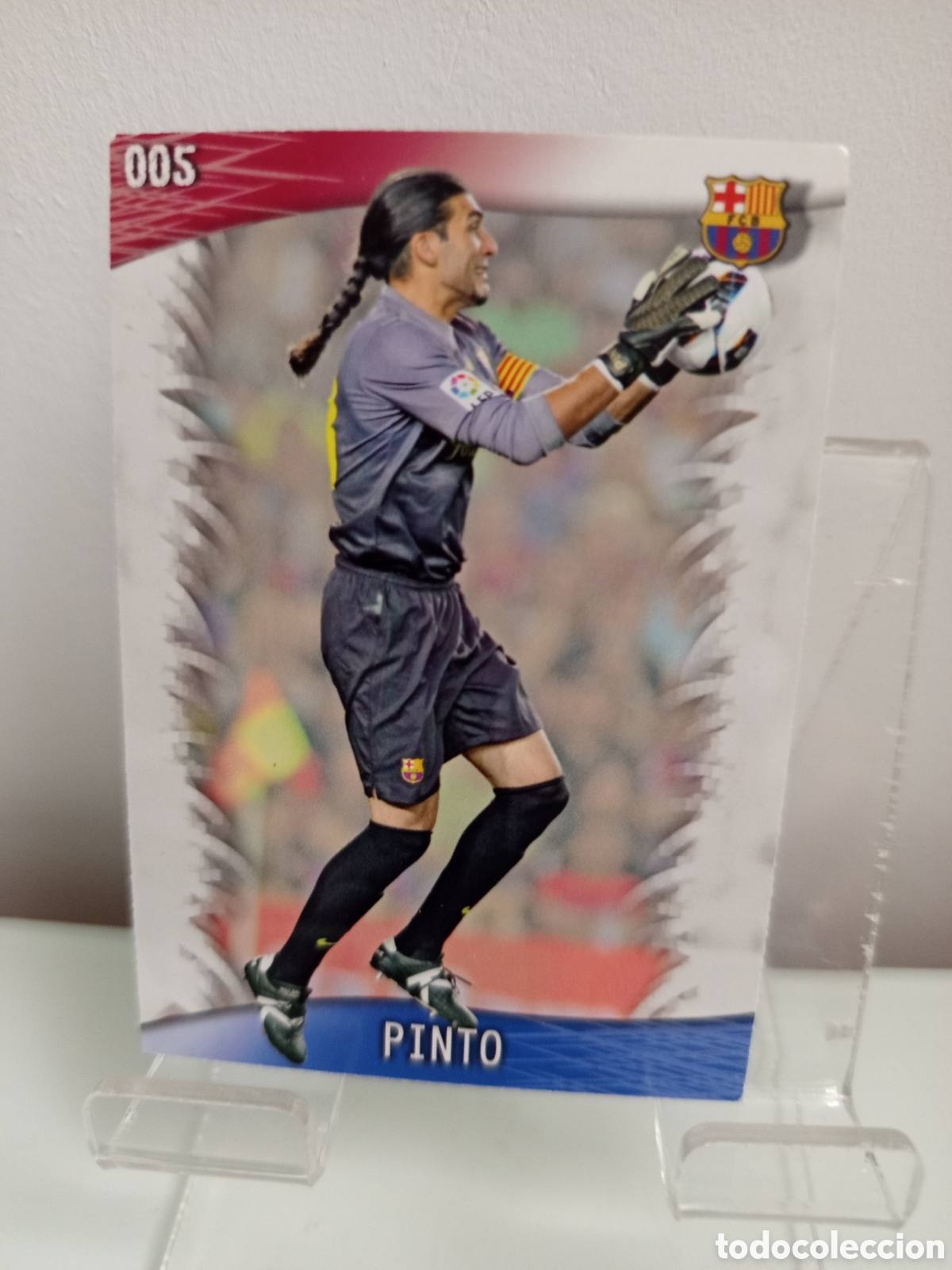 Cromos de F&uacute;tbol: ❇️ CROMO CARD ⚽ PINTO BARCELONA 5 FICHAS LIGA QUIZ GAME 2014 13 14 2013 2014 MUNDICROMO ❇️