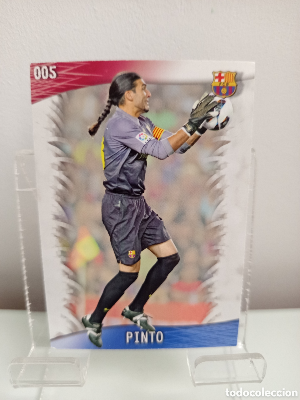 Cromos de F&uacute;tbol: ❇️ CROMO CARD ⚽ PINTO BARCELONA 5 FICHAS LIGA QUIZ GAME 2014 13 14 2013 2014 MUNDICROMO ❇️
