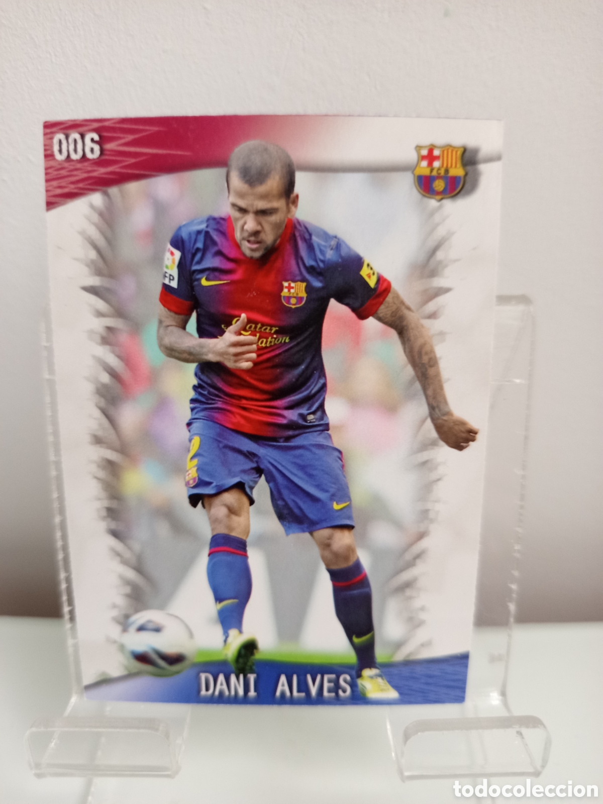 Cromos de F&uacute;tbol: ❇️ CROMO CARD ⚽ DANI ALVES BARCELONA 6 FICHAS LIGA QUIZ GAME 2014 13 14 2013 2014 MUNDICROMO ❇️