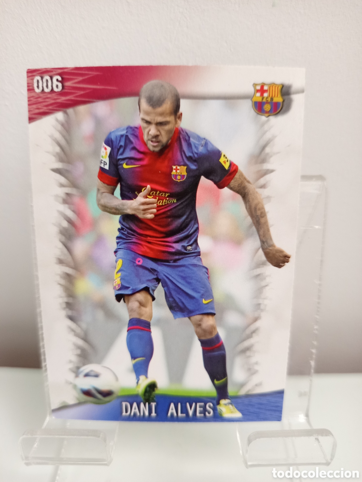 Cromos de F&uacute;tbol: ❇️ CROMO CARD ⚽ DANI ALVES BARCELONA 6 FICHAS LIGA QUIZ GAME 2014 13 14 2013 2014 MUNDICROMO ❇️