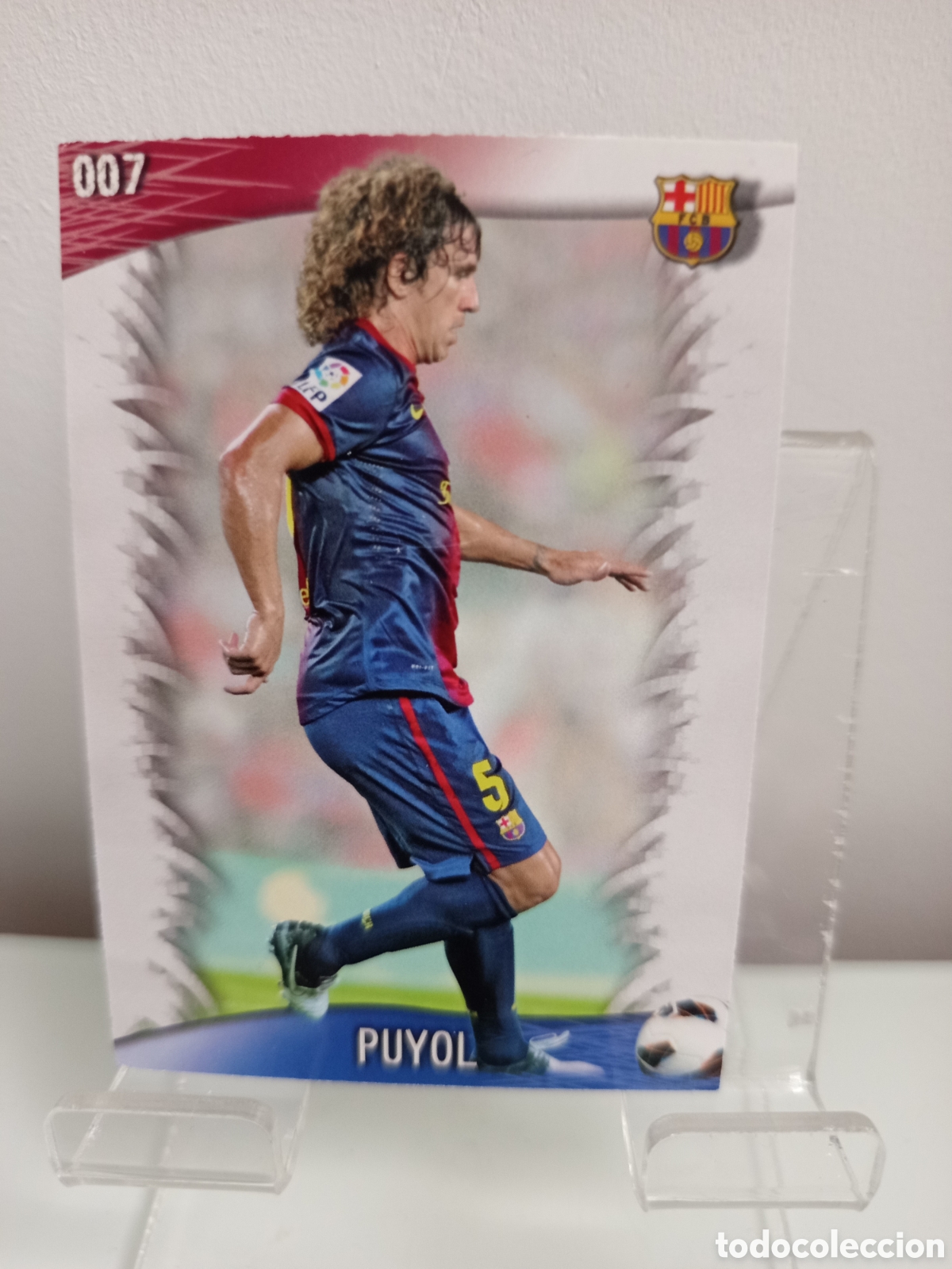 Fu&szlig;ball-Sticker: ❇️ CROMO CARD ⚽ PUYOL BARCELONA 7 FICHAS LIGA QUIZ GAME 2014 13 14 2013 2014 MUNDICROMO ❇️