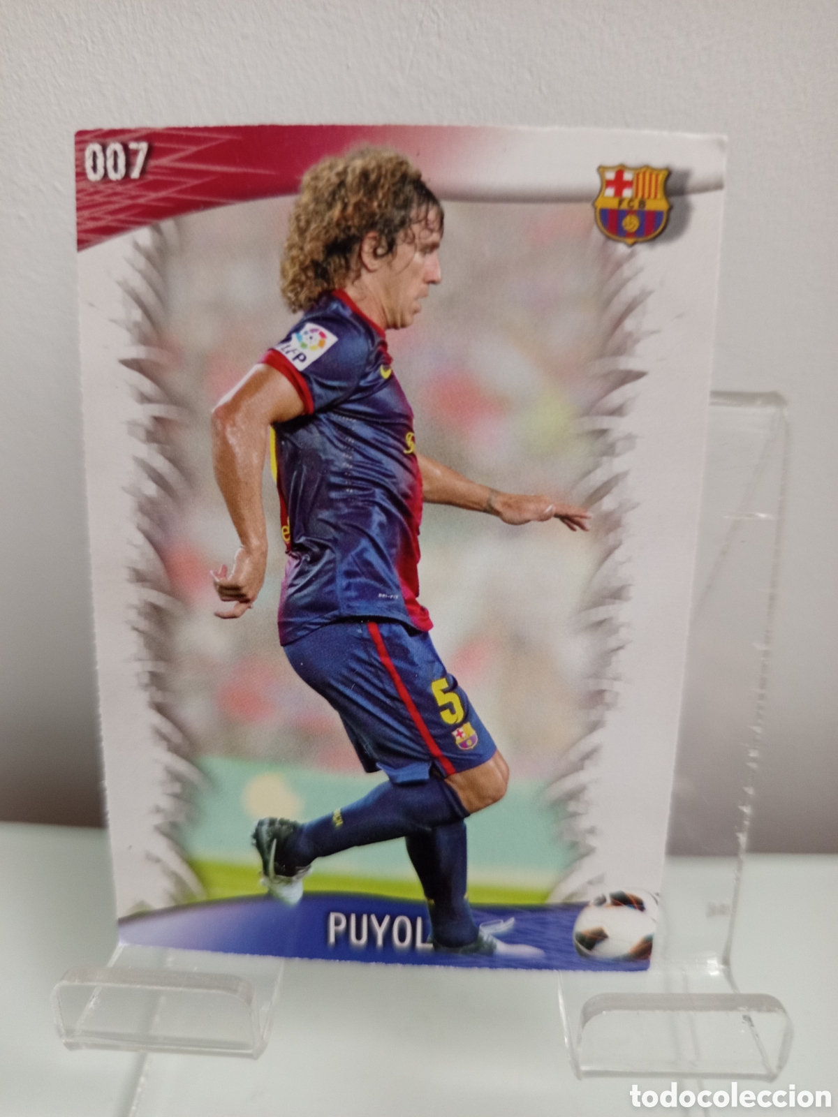 Fu&szlig;ball-Sticker: ❇️ CROMO CARD ⚽ PUYOL BARCELONA 7 FICHAS LIGA QUIZ GAME 2014 13 14 2013 2014 MUNDICROMO ❇️