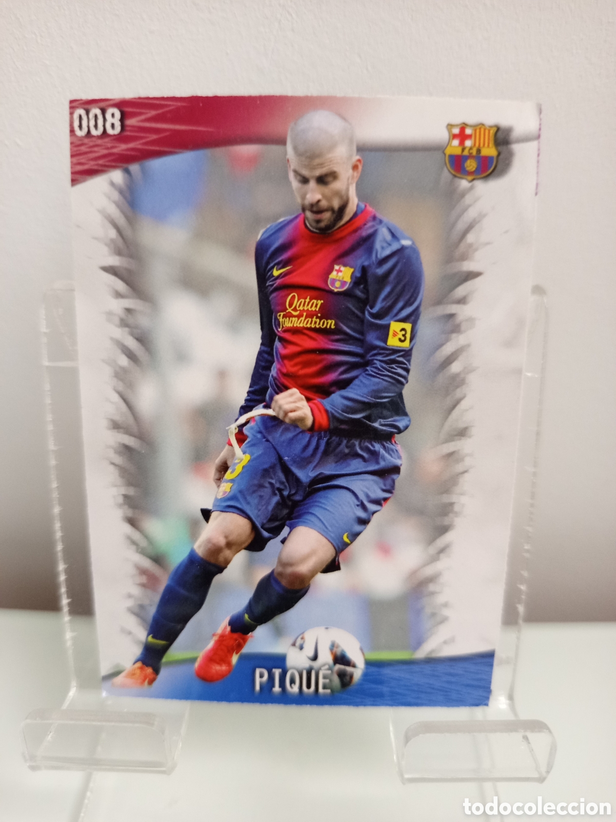 Cromos de F&uacute;tbol: ❇️ CROMO CARD ⚽ PIQU&Eacute; BARCELONA 8 FICHAS LIGA QUIZ GAME 2014 13 14 2013 2014 MUNDICROMO ❇️