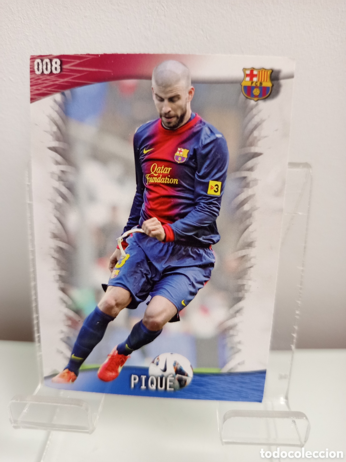 Cromos de F&uacute;tbol: ❇️ CROMO CARD ⚽ PIQU&Eacute; BARCELONA 8 FICHAS LIGA QUIZ GAME 2014 13 14 2013 2014 MUNDICROMO ❇️