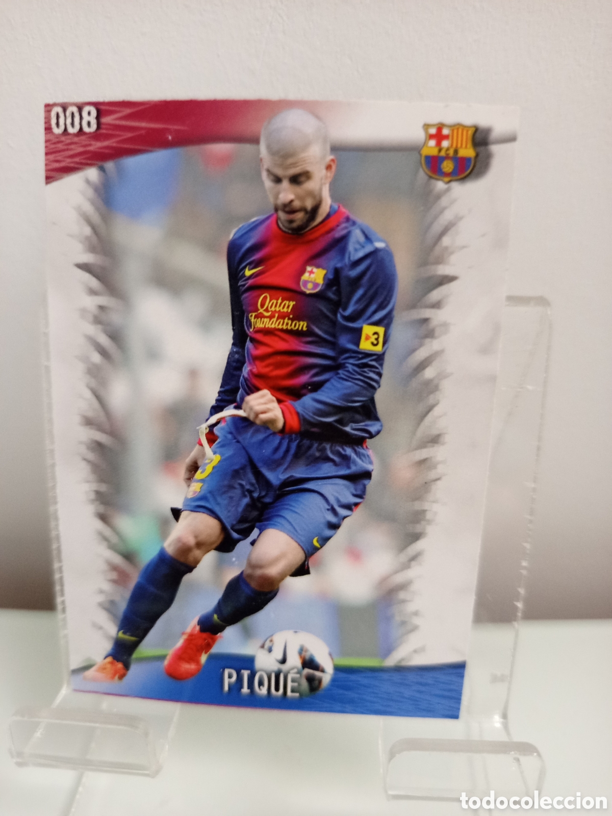 Cromos de F&uacute;tbol: ❇️ CROMO CARD ⚽ PIQU&Eacute; BARCELONA 8 FICHAS LIGA QUIZ GAME 2014 13 14 2013 2014 MUNDICROMO ❇️