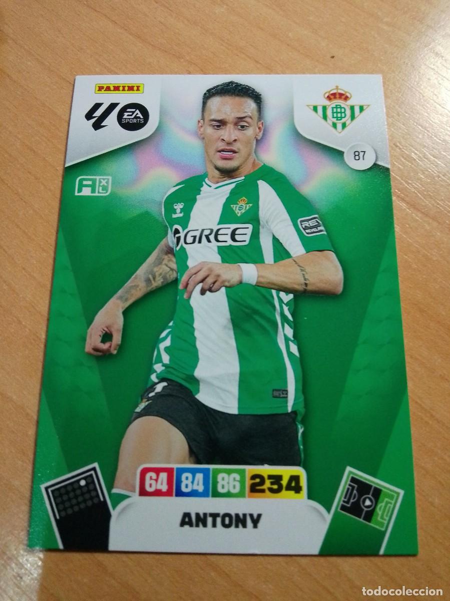 Cromos de F&uacute;tbol: 87 ANTONY DEL BETIS 25 26 ADRENALYN XL 2025 2026 NUEVO DE SOBRE