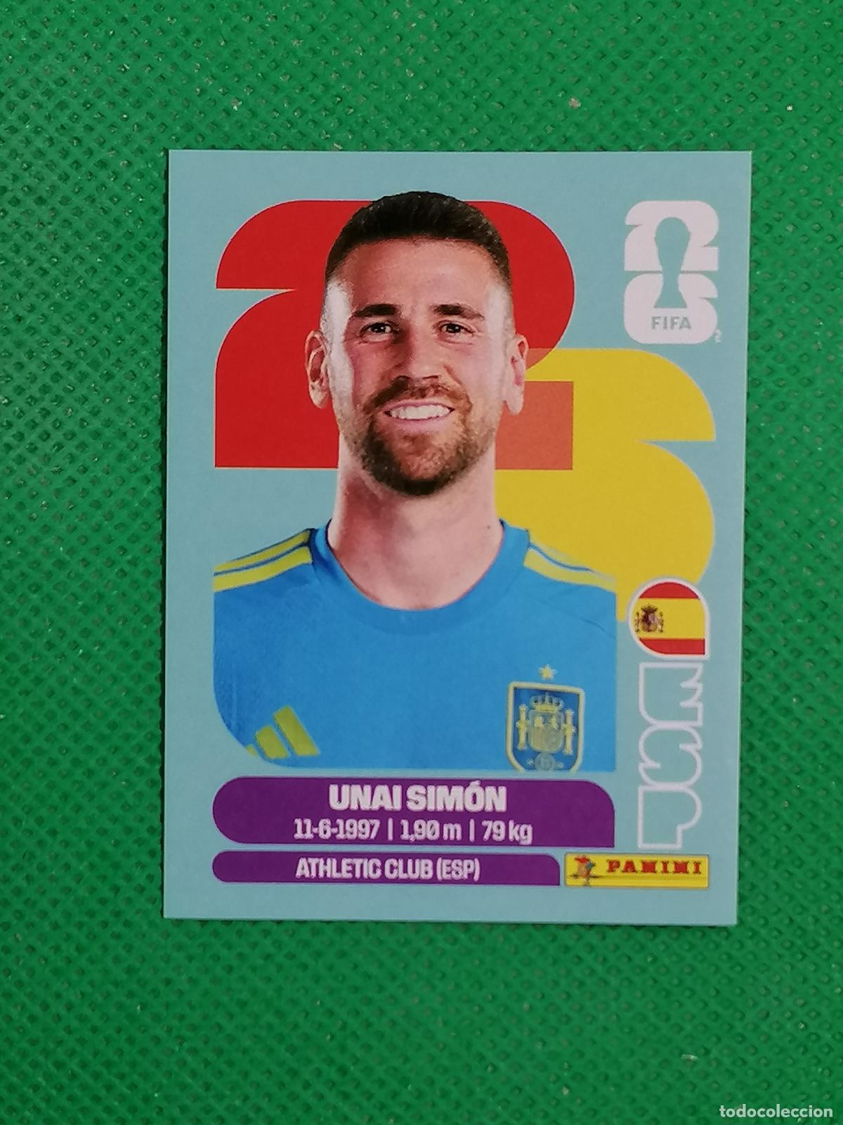 Cromos de F&uacute;tbol: ESP 2 ESP2 UNAI SIMON ESPA&Ntilde;A ⚽ PANINI FIFA MUNDIAL WORLD CUP 26 2026 STICKER ⚽
