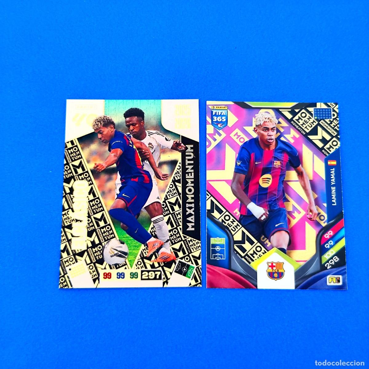 Cartes &agrave; collectionner de Football: Adrenalyn 2025 2026 / 25 26 FIFA 365 2026 Momentum Lamine Yamal Maxi Momentum El Cl&aacute;sico