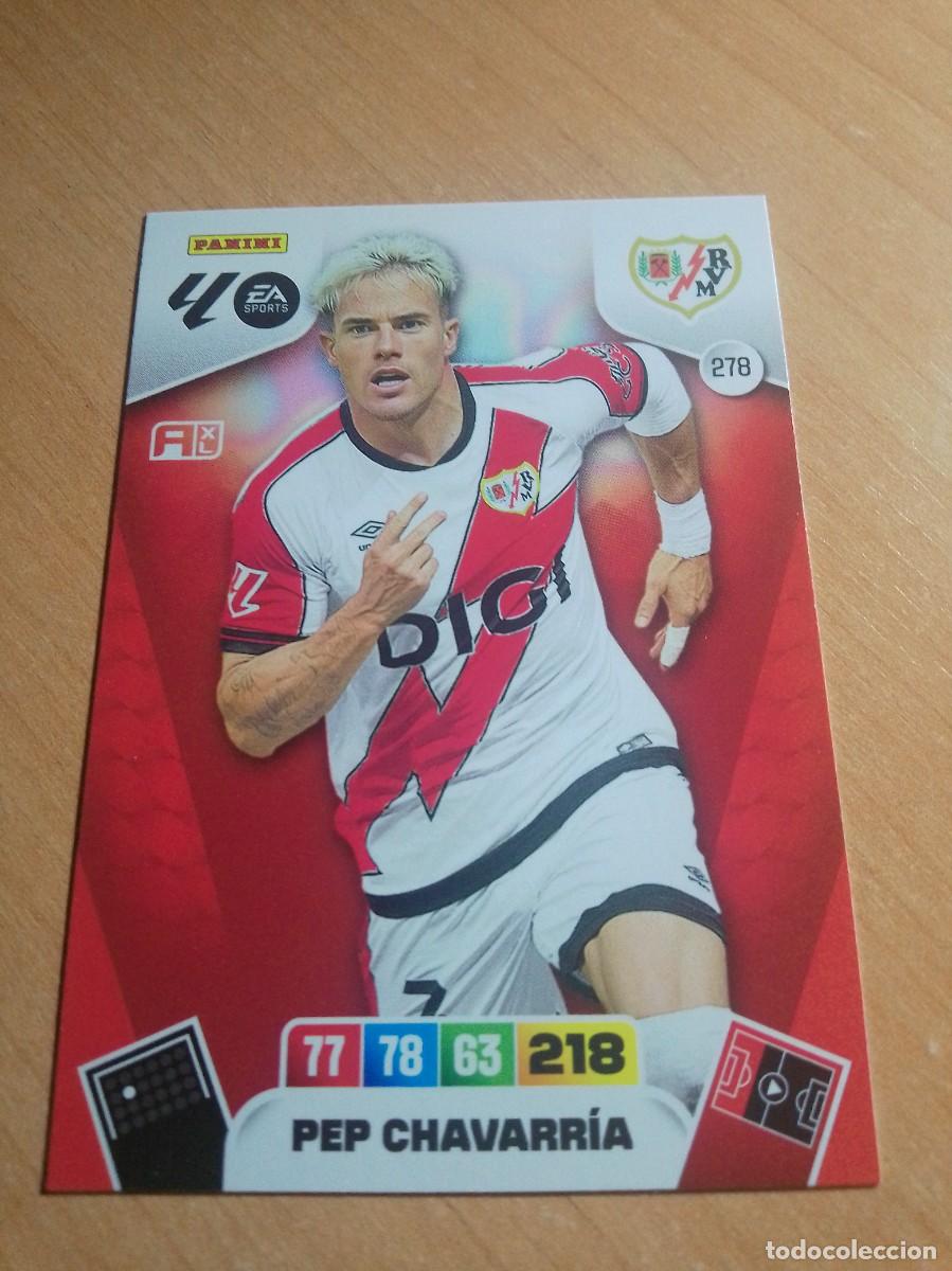 Cromos de F&uacute;tbol: 278 PEP CHAVARR&Iacute;A RAYO VALLECANO 25 26 ADRENALYN XL 2025 2026