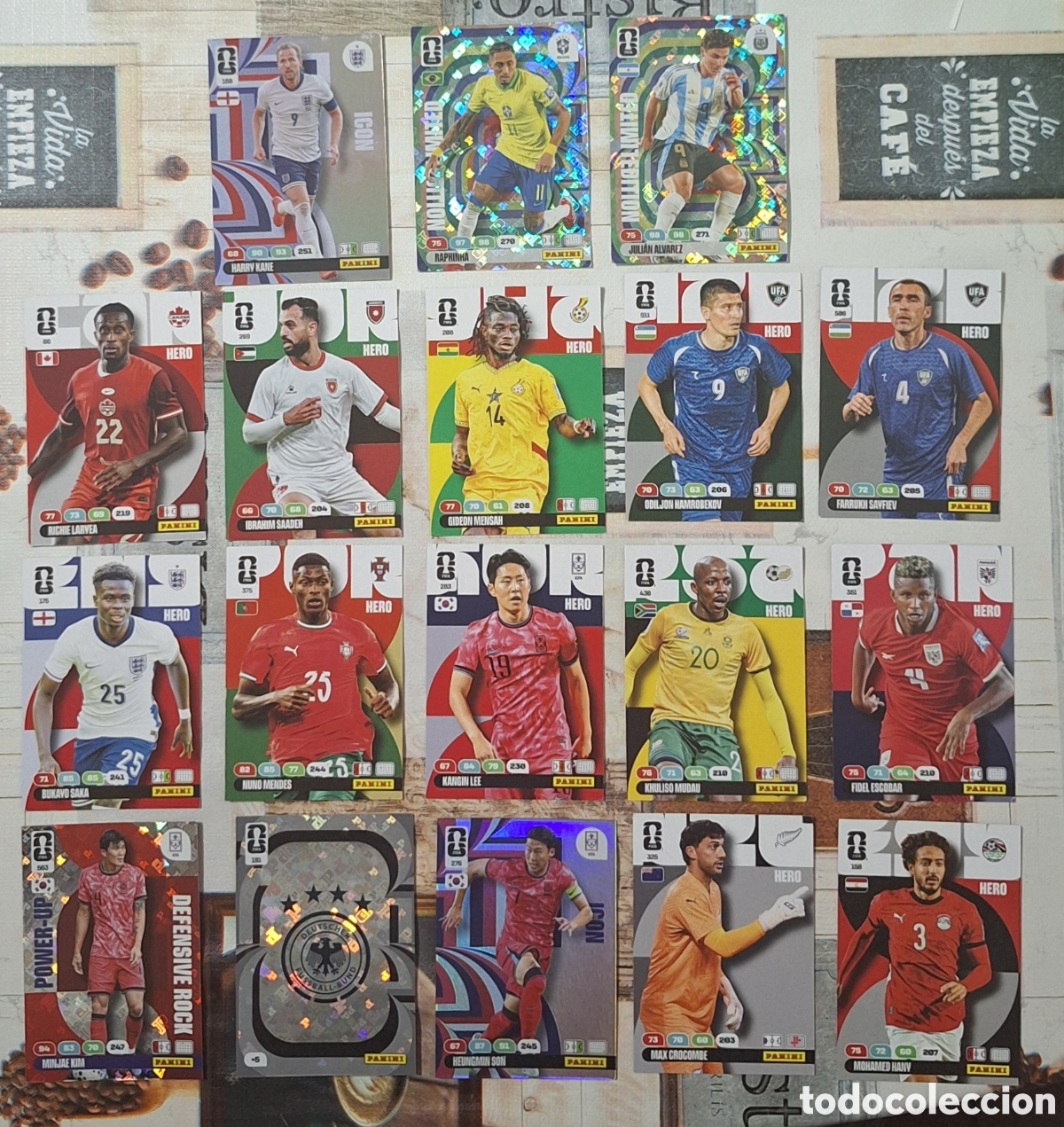Cromos de F&uacute;tbol: Lote 32 cromos FIFA 365 - FIFA world cup - varios a&ntilde;os