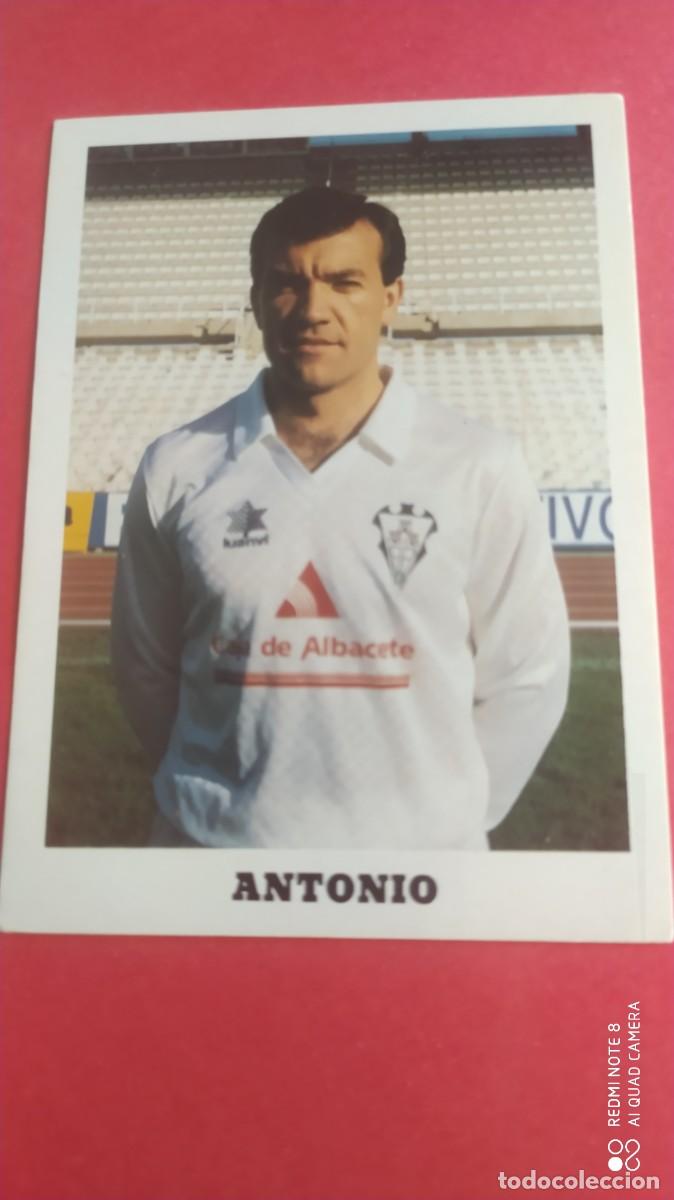 Cromos de F&uacute;tbol: ALBACETE BALOMPIE ANTONIO CROMO CARTON -C2
