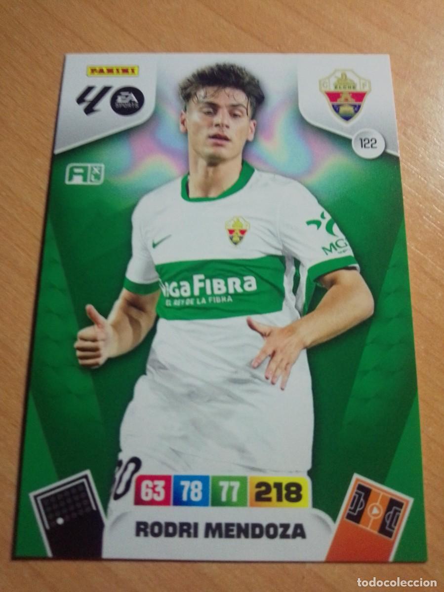 Cromos de F&uacute;tbol: 122 RODRI MENDOZA DEL ELCHE 25 26 ADRENALYN XL 2025 2026