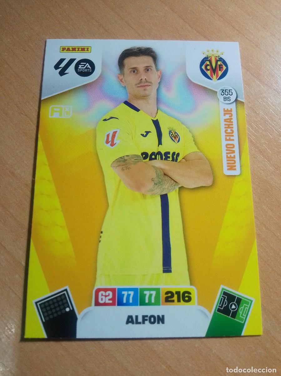 Cromos de F&uacute;tbol: 355 BIS ALFON NUEVO FICHAJE DEL VILLARREAL 25 26 ADRENALYN XL 2025 2026