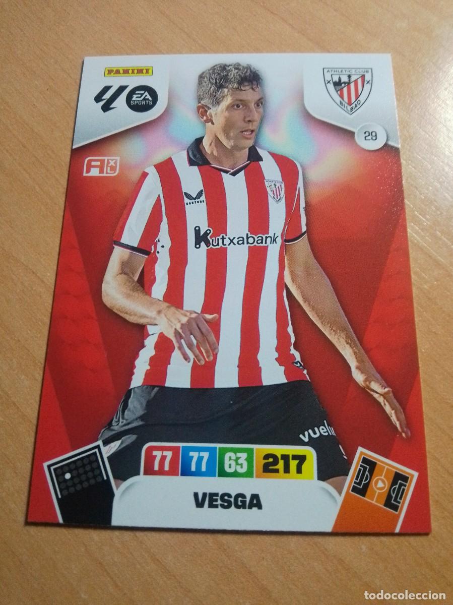 Cromos de F&uacute;tbol: 29 VESGA DEL ATHLETIC DE BILBAO 25 26 ADRENALYN XL 2025 2026 NUEVO