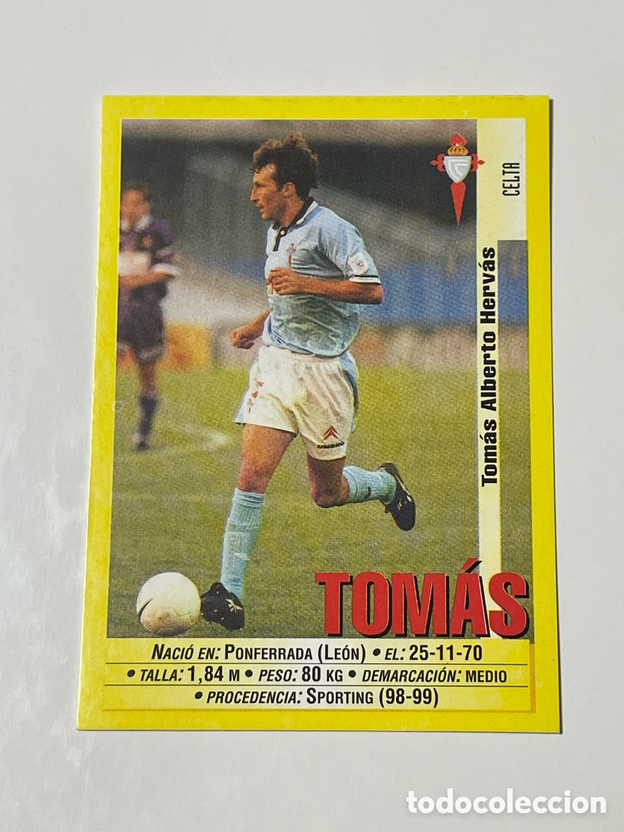Cromos de F&uacute;tbol: Tom&aacute;s Celta de Vigo Panini 1999/2000 #89