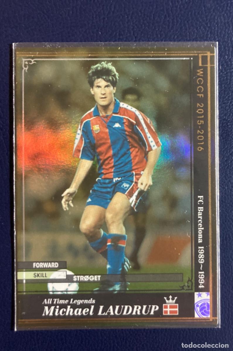 Cromos de F&uacute;tbol: MICHAEL LAUDRUP ALL TIME LEGENDS - F.C.BARCELONA - WCCF SEGA 2015 2016 - Panini (Jap&oacute;n)
