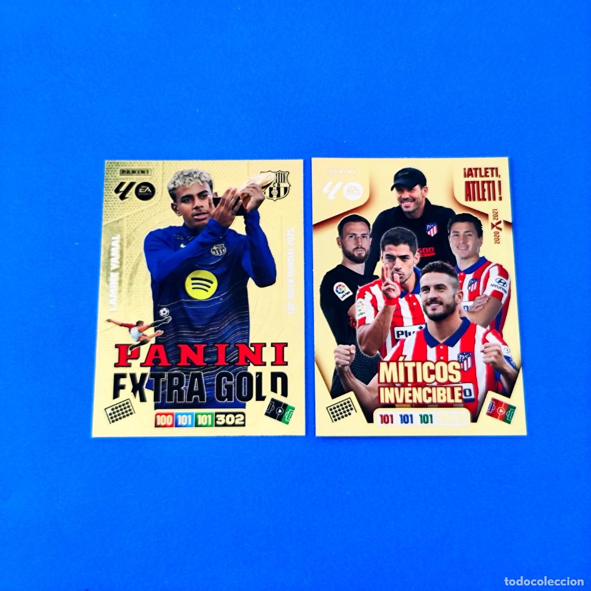 Cromos de F&uacute;tbol: Adrenalyn 2025 2026 / 25 26 Lamine Yamal Panini Extra Gold - M&iacute;ticos Invencible Atleti, Atleti