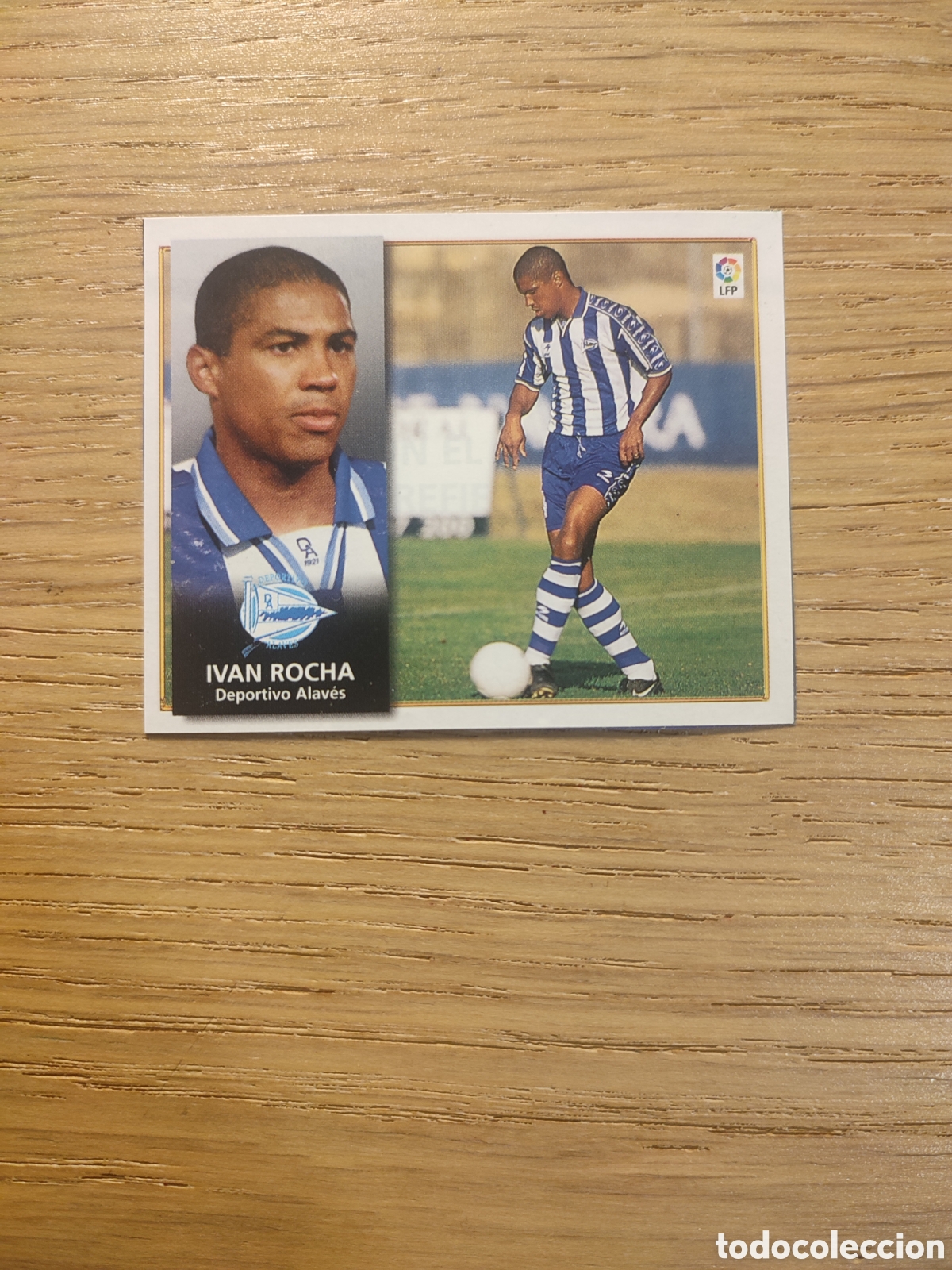 Cromos de F&uacute;tbol: Iv&aacute;n Rocha Recortado Liga Este 98 99 Alav&eacute;s Versi&oacute;n Dif&iacute;cil
