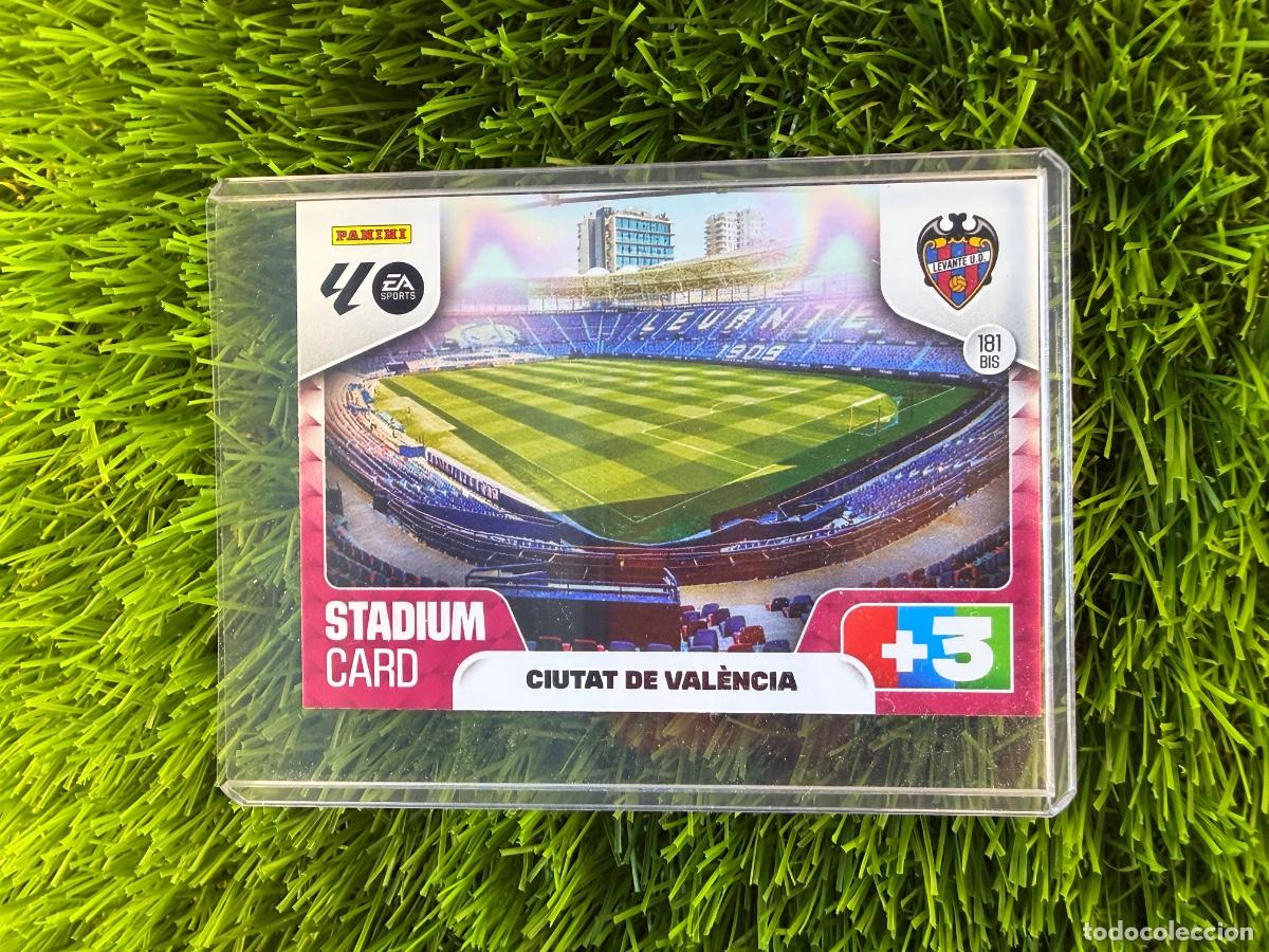 Cromos de F&uacute;tbol: N&ordm; 181BIS Ciutat de Valencia Stadium Card Levante UD Adrenalyn XL 25 26