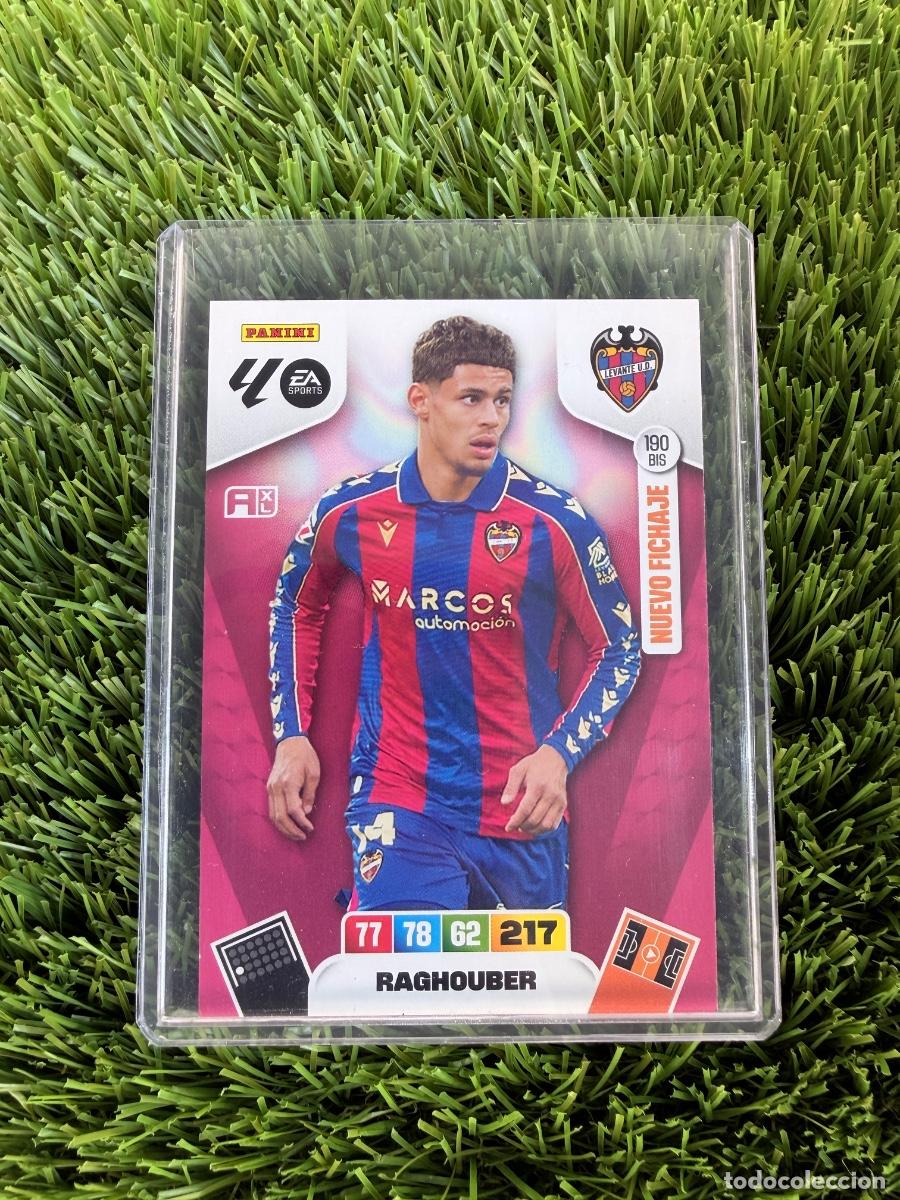 Cromos de F&uacute;tbol: N&ordm; 190BIS Raghouber Nuevo Fichaje Levante UD Adrenalyn XL 25 26