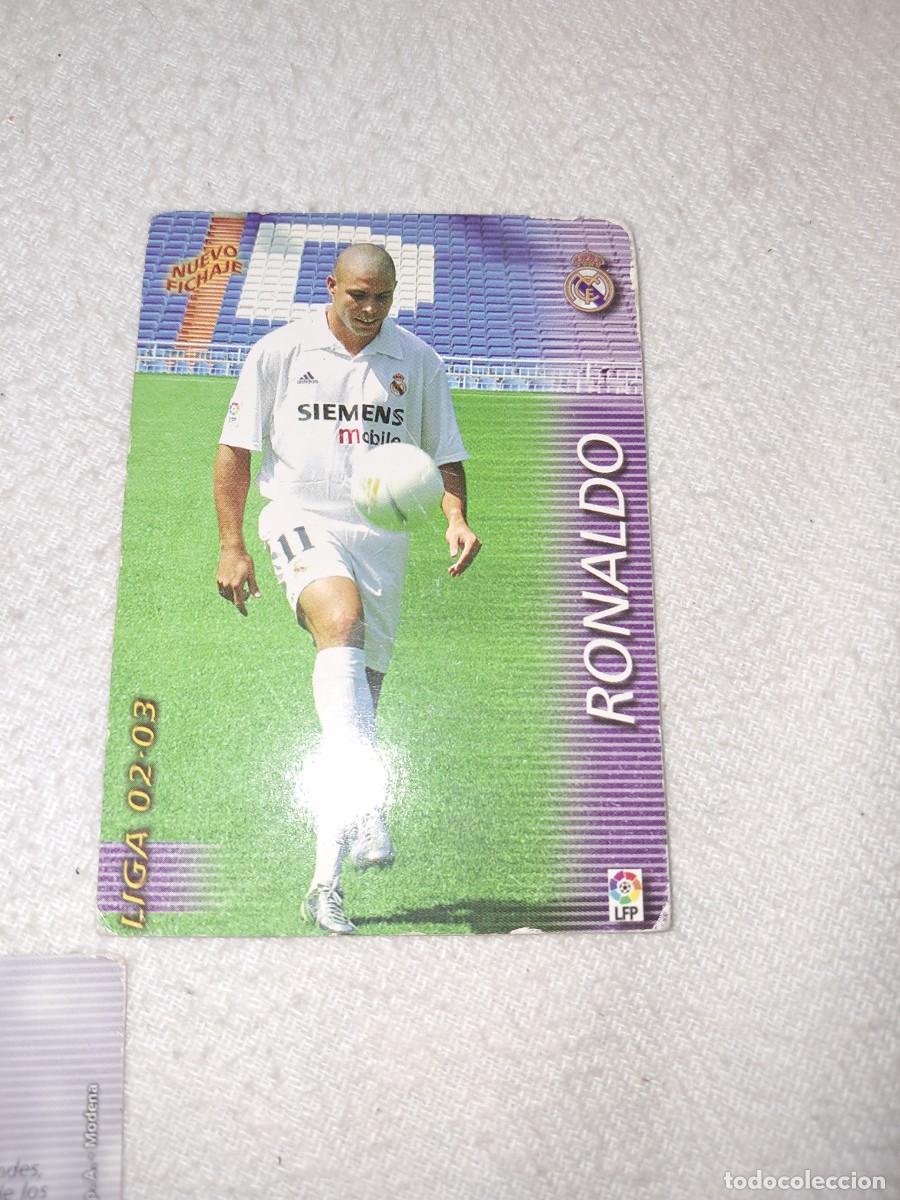 Cromos de F&uacute;tbol: Cromo Ronaldo Nazario Real Madrid Panini
