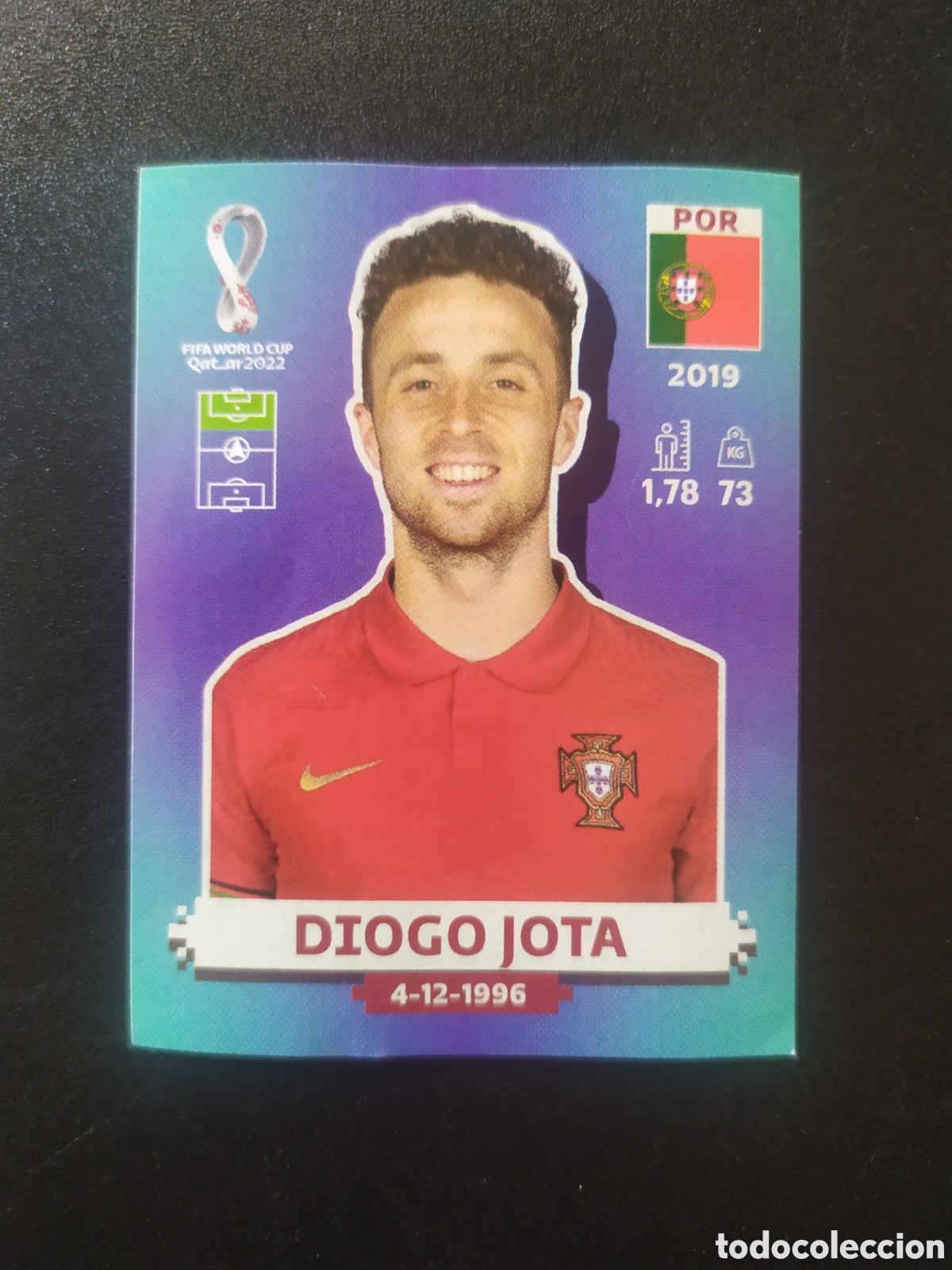 Cromos de F&uacute;tbol: FIFA World Cup Qatar 2022 panini Diogo Jota POR 19 Portugal