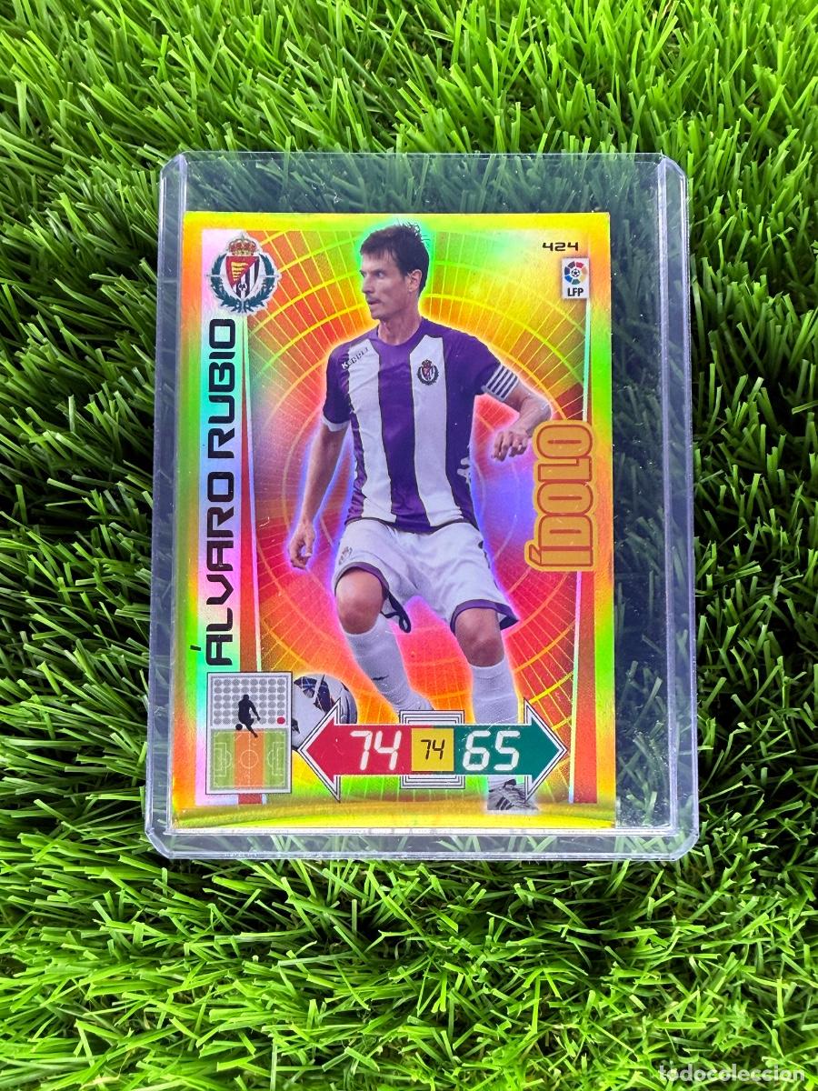 Cromos de F&uacute;tbol: N&ordm; 424 &Aacute;lvaro Rubio &Iacute;dolo R Valladolid CF Adrenalyn XL 12 13