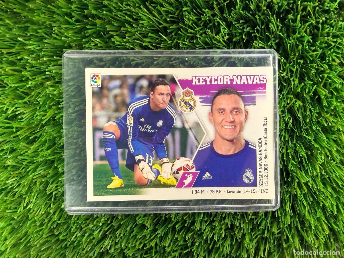 Cromos de F&uacute;tbol: N&ordm; 4 Keylor Navas Real Madrid CF Liga Este 15 16