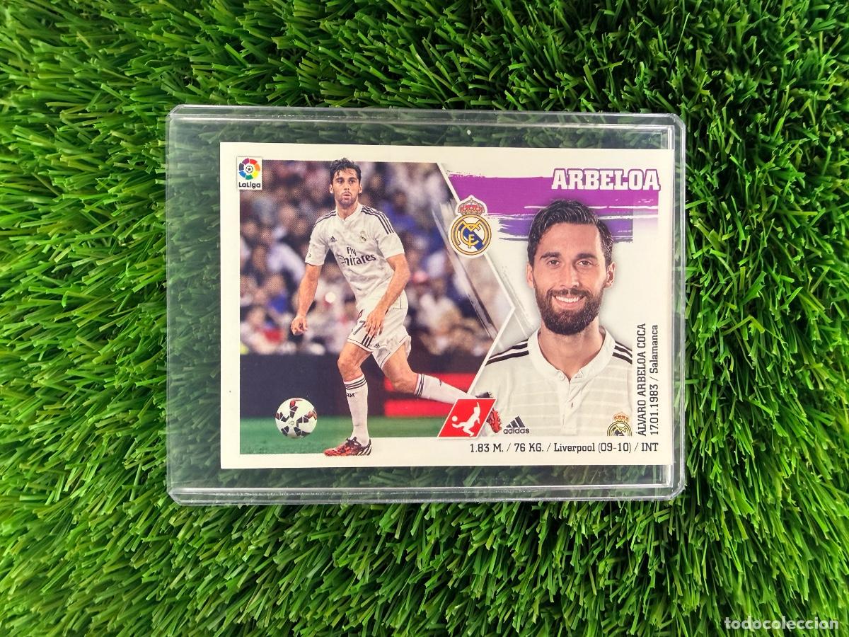 Cromos de F&uacute;tbol: N&ordm; 6 Arbeloa Real Madrid CF Liga Este 15 16