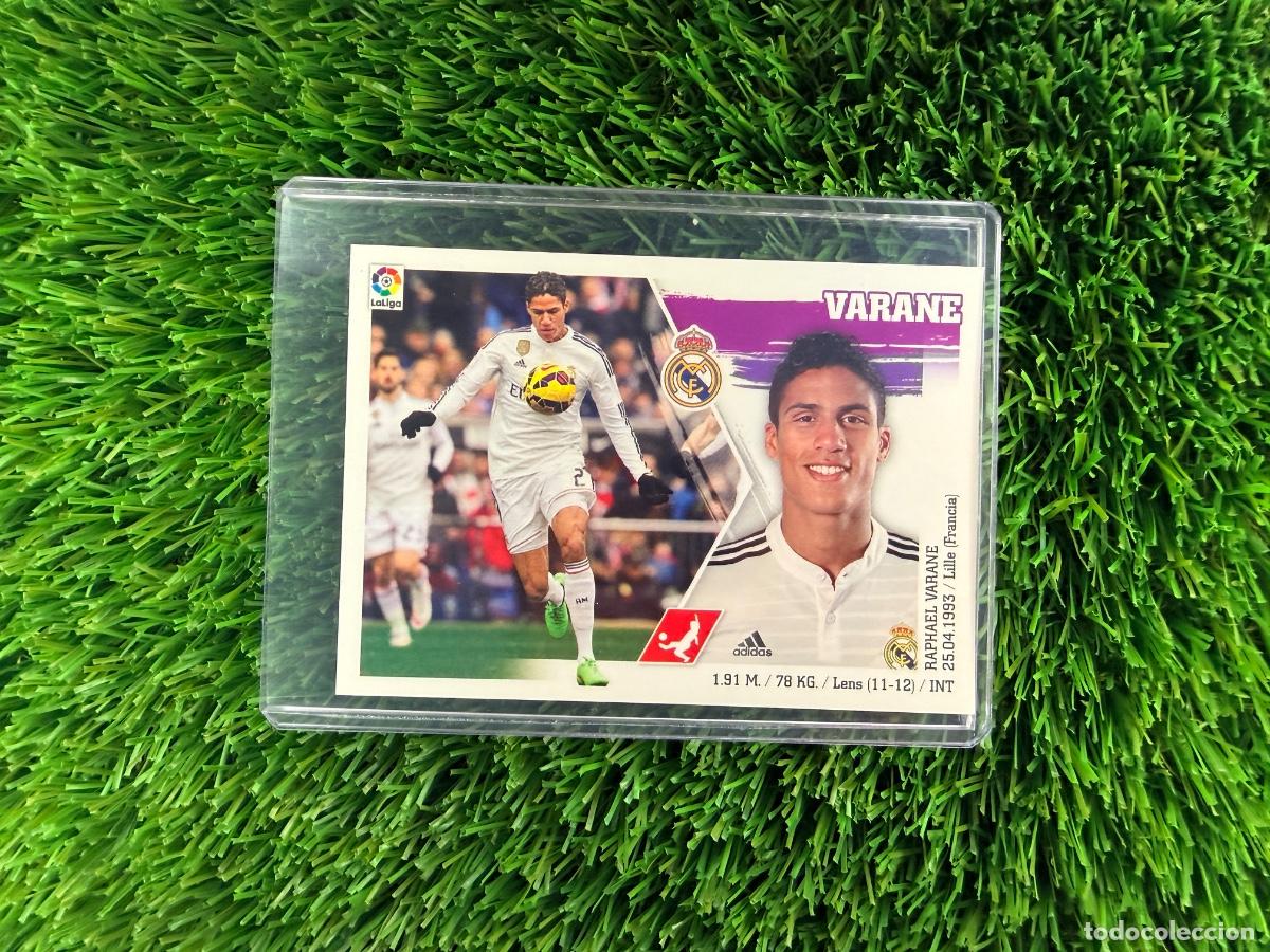 Cromos de F&uacute;tbol: N&ordm; 8 Varane Real Madrid CF Liga Este 15 16