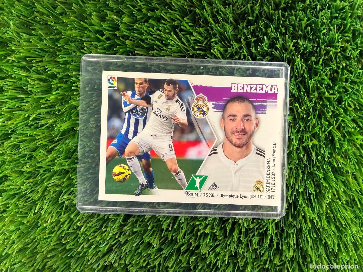 Cromos de F&uacute;tbol: N&ordm; 20 Benzema Real Madrid CF Liga Este 15 16