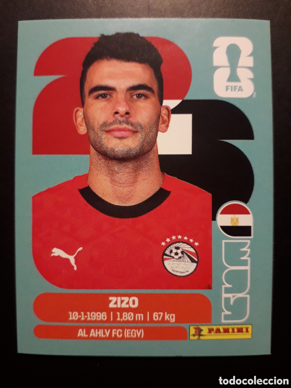 Cromos de F&uacute;tbol: ZIZO EGIPTO EGY 11 MUNDIAL F&Uacute;TBOL 2026 FIFA WORLD CUP PANINI SIN PEGAR PEDIDO M&Iacute;NIMO 3&euro;