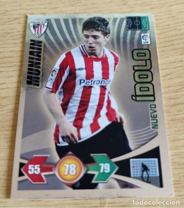 Cromos de F&uacute;tbol: CARD FOOTBALL MUNIAIN ATHLETIC BILBAO NUEVO IDOLO ADRENALYN XL LIGA 2009/10 09 10 PANINI