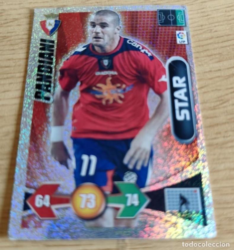 Cromos de F&uacute;tbol: CARD FOOTBALL PANDIANI OSASUNA STAR ADRENALYN XL LIGA 2009/10 09 10 PANINI BRILLANTINA FINA