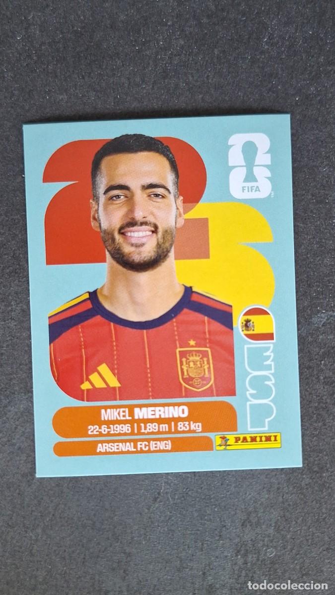 Cromos de F&uacute;tbol: L1 MIKEL MERINO SELECCION ESPA&Ntilde;A 14 MUNDIAL FIFA WORLD CUP 2026 PANINI NUNCA PEGADO SIN PEGAR
