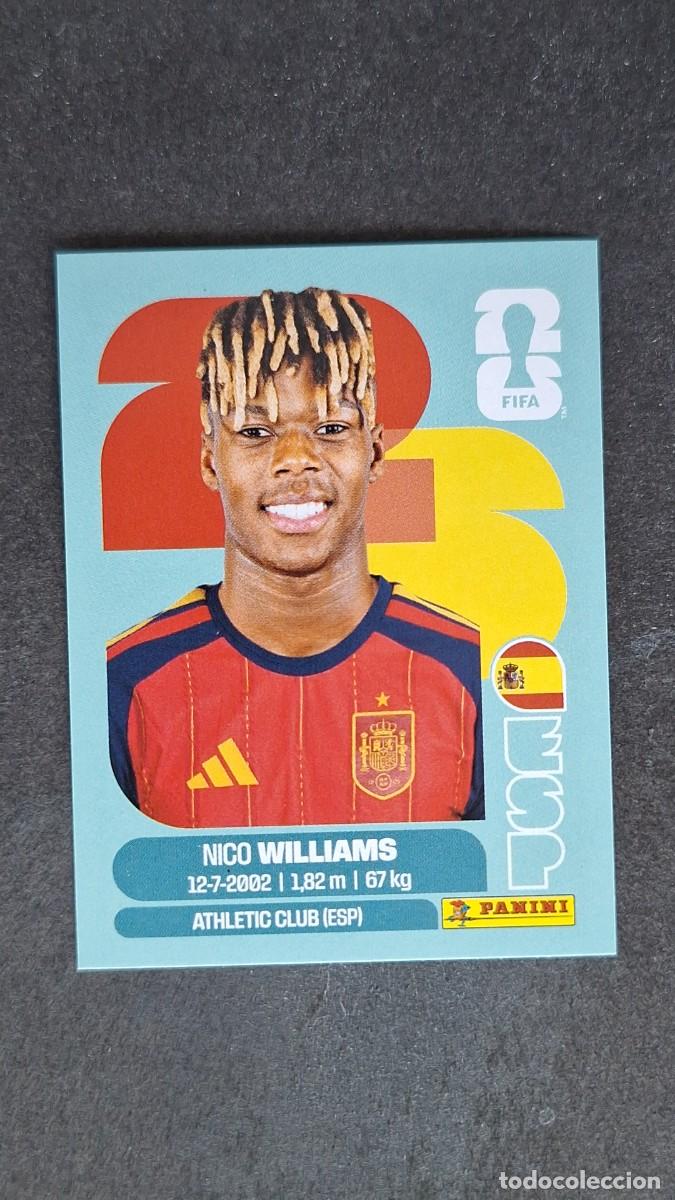 Cromos de F&uacute;tbol: L1 NICO WILLIAMS SELECCION ESPA&Ntilde;A 17 MUNDIAL FIFA WORLD CUP 2026 PANINI NUNCA PEGADO SIN PEGAR