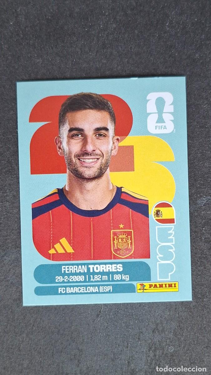 Cromos de F&uacute;tbol: L1 FERRAN TORRES SELECCION ESPA&Ntilde;A 18 MUNDIAL FIFA WORLD CUP 2026 PANINI NUNCA PEGADO SIN PEGAR