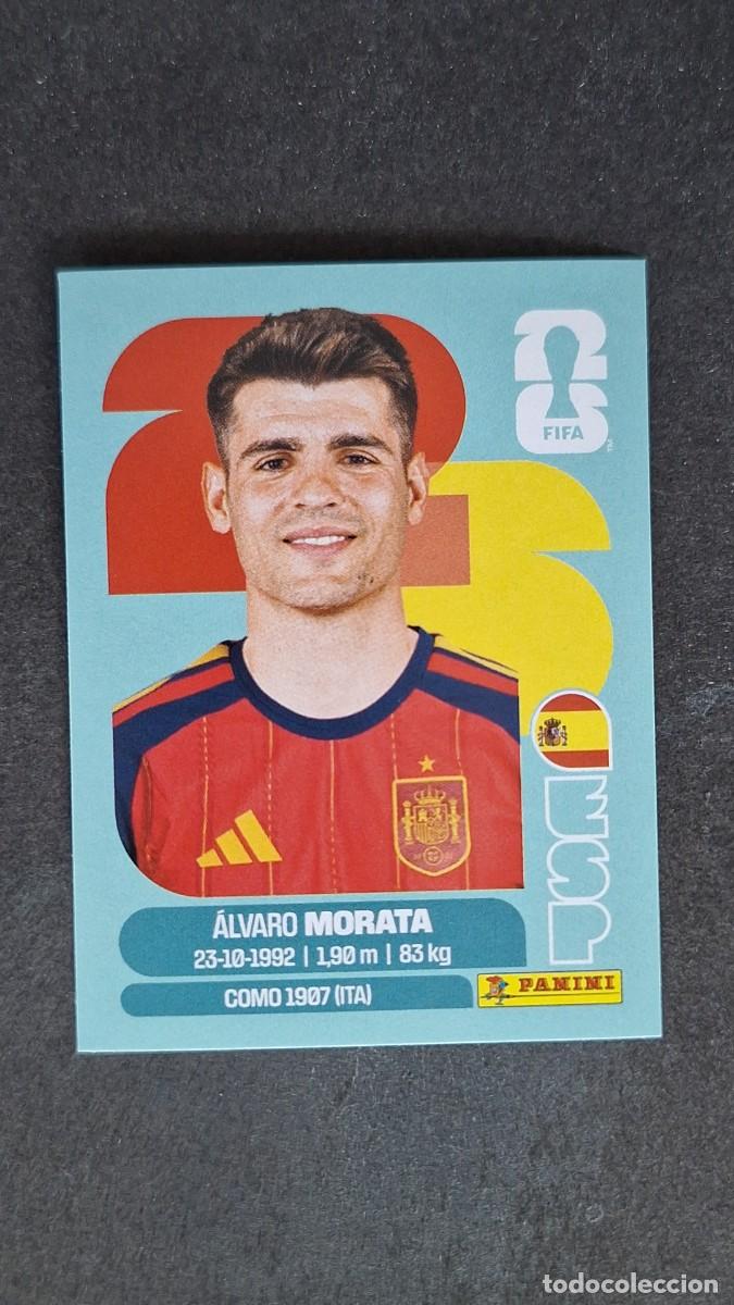 Cromos de F&uacute;tbol: L1 MORATA SELECCION ESPA&Ntilde;A 19 MUNDIAL FIFA WORLD CUP 2026 PANINI NUNCA PEGADO SIN PEGAR
